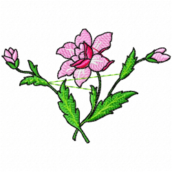 Flowers Embroidery Design 7